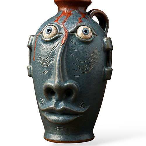 Johnathan Corn 10" Face Jug DP5286 SOLD